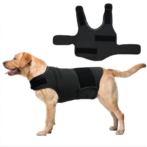 Yoyoxinfish, Hautfreundliches Hunde-Shirt, beruhigendes Shirt für Gewitter, Reisen, Feuerwerk, Tierarztbesuche, bequemer Hunde-Angstlinderungsmantel, hält das Haustier ruhig, Trennungsangstlinderung Yoyoxinfish, Hautfreundliches Hunde-Shirt, beruhigendes Shirt für Gewitter, Reisen, Feuerwerk, Tierarztbesuche, bequemer Hunde-Angstlinderungsmantel, hält das Haustier ruhig, Trennungsangstlinderung von Yoyoxinfish