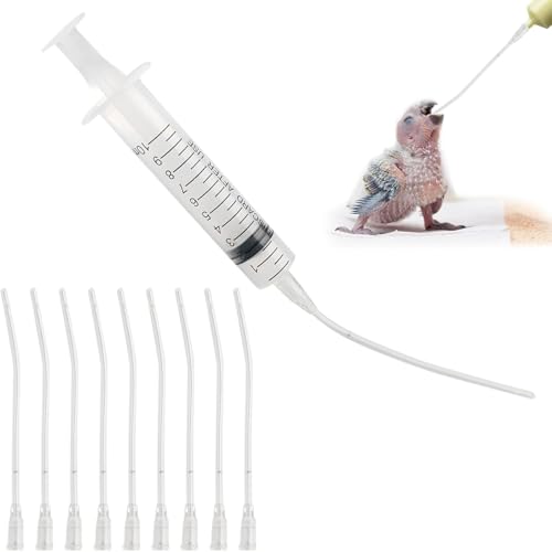 Yphzmtz 11-teiliges Jungvögel-Fütterschlauch-Set mit 10ml Spritze | Handfütterungswerkzeug für Tauben, Papageien & Babyvögel | Futterspritze mit Ernährungssonde für Milch, Wasser, Medikamente Yphzmtz 11-teiliges Jungvögel-Fütterschlauch-Set mit 10ml Spritze | Handfütterungswerkzeug für Tauben, Papageien & Babyvögel | Futterspritze mit Ernährungssonde für Milch, Wasser, Medikamente von Yphzmtz