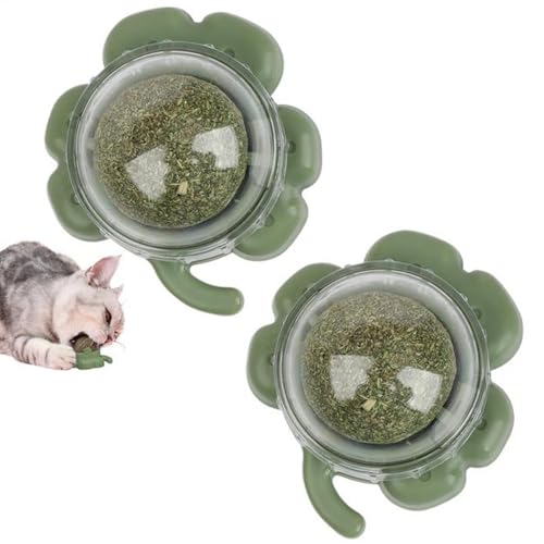 Yplkm Katzenminze Balls Spielzeug Für Katze, 2 Stück Zahnreinigung Drehbares Katzenspielzeug Katzenminze Wandroller Für Katzenlecken, Drehbare Katzenminze Ball Katzenminze Bälle Yplkm Katzenminze Balls Spielzeug Für Katze, 2 Stück Zahnreinigung Drehbares Katzenspielzeug Katzenminze Wandroller Für Katzenlecken, Drehbare Katzenminze Ball Katzenminze Bälle von Yplkm