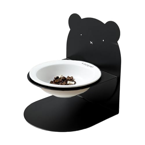 Yplkm Pet Bowl,Haustier Katzennapf Zum Langsamen - Keramiknapf Für Tiere Höhenverstellbarer Futterhalter Für Gesunde Ernährung Welpe Kitten Yplkm Pet Bowl,Haustier Katzennapf Zum Langsamen - Keramiknapf Für Tiere Höhenverstellbarer Futterhalter Für Gesunde Ernährung Welpe Kitten von Yplkm