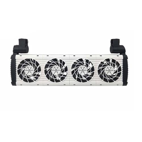 Ysislybin Aquarien Kühler, Verstellbarer Aquarium Lüfter Kühlventilatoren Einstellbare Aquarium Wasserkühlung Ventilatoren Aquarium Kühler Aufhängbarer Klemm Aquariumlüfter mit Timer, 4 Lüfter Ysislybin Aquarien Kühler, Verstellbarer Aquarium Lüfter Kühlventilatoren Einstellbare Aquarium Wasserkühlung Ventilatoren Aquarium Kühler Aufhängbarer Klemm Aquariumlüfter mit Timer, 4 Lüfter von Ysislybin
