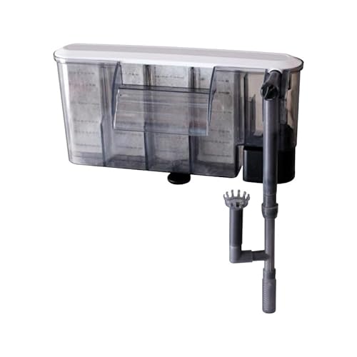 Ysislybin Slim Aquarium Filter, Leiser Aquarium HOB Außenfilter für bis zu 210L Aquarien, Einstellbarer Durchfluss Aquarium Außenfilter, 800 l/h Fischtankfilter Sauerstoffzirkulation Wasserfallfilter Ysislybin Slim Aquarium Filter, Leiser Aquarium HOB Außenfilter für bis zu 210L Aquarien, Einstellbarer Durchfluss Aquarium Außenfilter, 800 l/h Fischtankfilter Sauerstoffzirkulation Wasserfallfilter von Ysislybin
