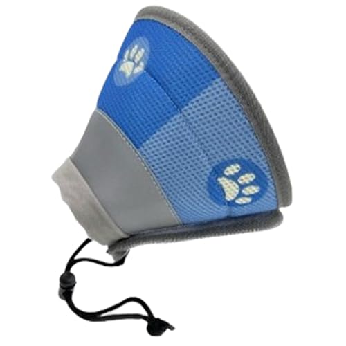 Hunde-Genesungshalsbänder | Atmungsaktives Halsband | Weiche Hundekegel, Weich Atmungsaktiv Katzenhals Kegel Stop Lecken Halsband, Kratzprävention Kegel, Verstellbares Katzen-Erholungshalsband für von Ysvnlmjy