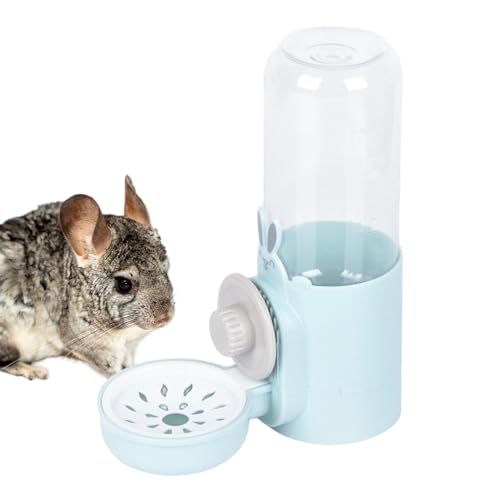 Kaninchen-Wasserspender | 500 ml hängende automatische Futter-Wasser-Futterstation | Tierfütterungszubehör, Haustierkäfig hängende Bewässerung, tropfsichere Kaninchen-Wasserflasche für Kaninchen, von Ysvnlmjy