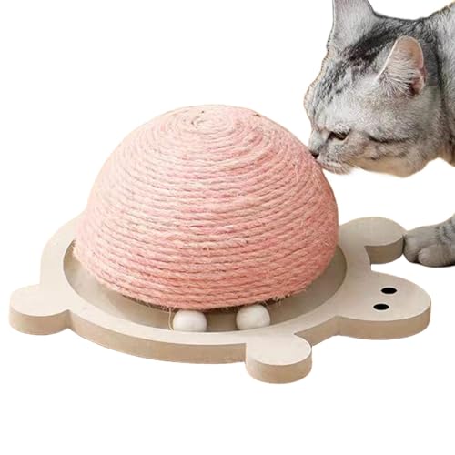 Kratzspielzeug für Katzen im Schildkröten-Design, Sisal-Kratzbrett für Katzen, Kratzball-Spielzeug für Katzen, Krallenschleifspielzeug für Katzen, kleines und mittelgroßes Katzenkratzbrett von Ysvnlmjy