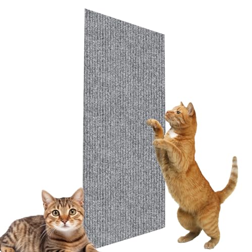 Ysvnlmjy Katzenkratzpads für Indoor-Katzen – Katzenkratzer Kratzmatte | Möbelschutz Wandmontierter Kratzer, zuschneidbares Kratzpad, Kratzbrett Haustierbedarf von Ysvnlmjy