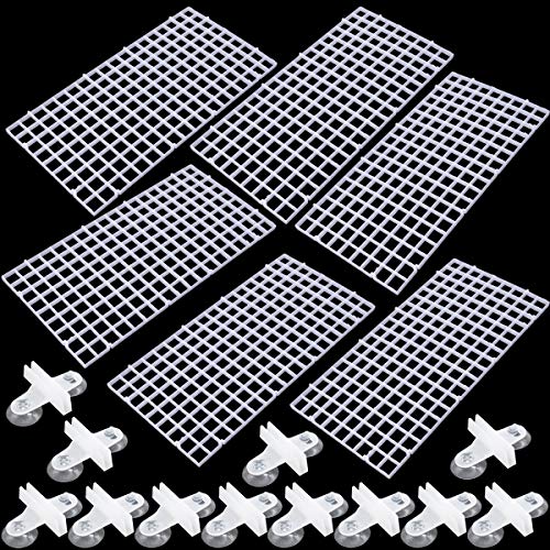 6 Stück Aquarium Trennwand, Aquarium Tank Grid Trennung Brett, Fisch Tank Isolation Divider, Weiß Kunststoff Aquarium Isolation zum Trennen der Fische und zum Schutz Verschiedener Fische vor dem Kampf 6 Stück Aquarium Trennwand, Aquarium Tank Grid Trennung Brett, Fisch Tank Isolation Divider, Weiß Kunststoff Aquarium Isolation zum Trennen der Fische und zum Schutz Verschiedener Fische vor dem Kampf von YuChiSX