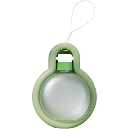 Hunde Wasserflasche, 500ml Faltbare Hunde Trinkflasche,Tragbarer Haustier Wasserspender, Hundenapf für Wandern, Reisen, Katzennäpfe und Haustier (Green, 500ML) von YuDiBYW
