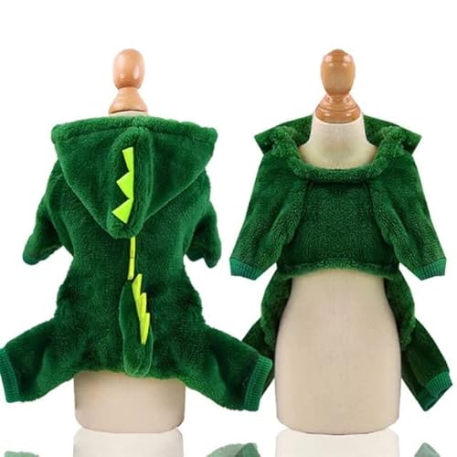YuZiJiang Haustier-Katzen-Kleidung Hündchen-Katzen-lustiges Dinosaurier-Kostüm-Winter-Warmer Plüsch-Katzen-Mantel-Fleece-Hoodies-Pullover-Kleiner Hund-Kätzchen-Kleidung YuZiJiang Haustier-Katzen-Kleidung Hündchen-Katzen-lustiges Dinosaurier-Kostüm-Winter-Warmer Plüsch-Katzen-Mantel-Fleece-Hoodies-Pullover-Kleiner Hund-Kätzchen-Kleidung von YuZiJiang