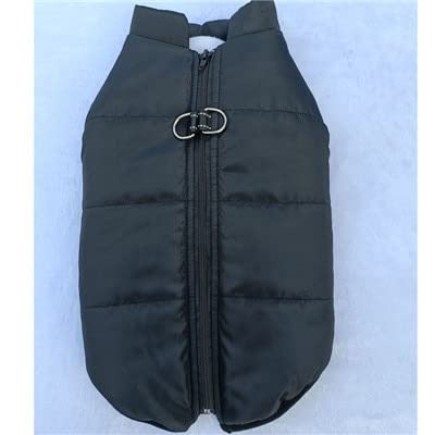 YuZiJiang Haustierkleidung Winter Welpenjacke Weste mit D-Ring für kleine mittelgroße Hunde Bichon wasserdichter Reißverschluss Mantel Kleidung Haustiere Outfits YuZiJiang Haustierkleidung Winter Welpenjacke Weste mit D-Ring für kleine mittelgroße Hunde Bichon wasserdichter Reißverschluss Mantel Kleidung Haustiere Outfits von YuZiJiang