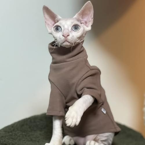 YuZiJiang Katzenkleidung, Dicke Babykatze, weiche Baumwolle, unbehaarte Katzenkleidung, Kätzchenkleidung für Katzen von YuZiJiang
