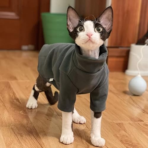 YuZiJiang Katzenkleidung Dickes Baby Weiche Baumwolle Haarlose Katzenkleidung Kätzchenkleidung von YuZiJiang