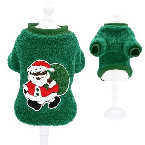 YuZiJiang Weihnachtshundekleidung T-Shirt Niedliche Welpenkatze Weihnachtskleidung Kostüm Neujahr Haustierkleidung Outfit von YuZiJiang