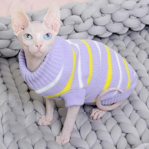 YuZiJiang Winter Warme Katzenkleidung Welpen Kätzchen Strickpullover Hoodies Für Kleine Hunde Katzen Kleidung Chihuahua Mops Kostüme von YuZiJiang