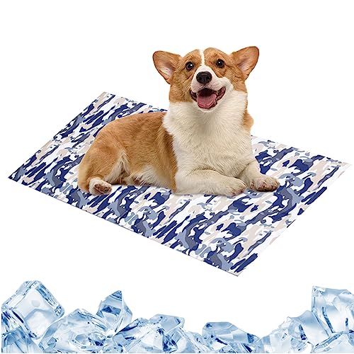 YuanDiann Kühlmatte für Hunde Katze, Quadrat Ungiftiges Gel Selbstkühlende Decke Kühl Sommer Komfort Haustiere Bettmatten Tarnung 40 * 30cm YuanDiann Kühlmatte für Hunde Katze, Quadrat Ungiftiges Gel Selbstkühlende Decke Kühl Sommer Komfort Haustiere Bettmatten Tarnung 40 * 30cm von YuanDiann