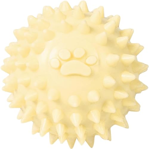 Hunde-Kauball, stacheliger Ball, kein Quietschen, für kleine und große Hunde, Zahnen, 6,1 cm, interaktives Kauspielzeug für Welpen, Gummiball, klein, kein Quietschen, für aggressive schwere Kauer, Hunde-Kauball, stacheliger Ball, kein Quietschen, für kleine und große Hunde, Zahnen, 6,1 cm, interaktives Kauspielzeug für Welpen, Gummiball, klein, kein Quietschen, für aggressive schwere Kauer, von YuanHolumid