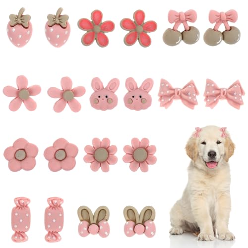 Yuanan Haarschleifen für kleine Hunde und Mädchen, kleine Hunde, Welpen, Haarschleifen für kleine Hunde und Mädchen, Hellrosa, 20 Stück Yuanan Haarschleifen für kleine Hunde und Mädchen, kleine Hunde, Welpen, Haarschleifen für kleine Hunde und Mädchen, Hellrosa, 20 Stück von Yuanan