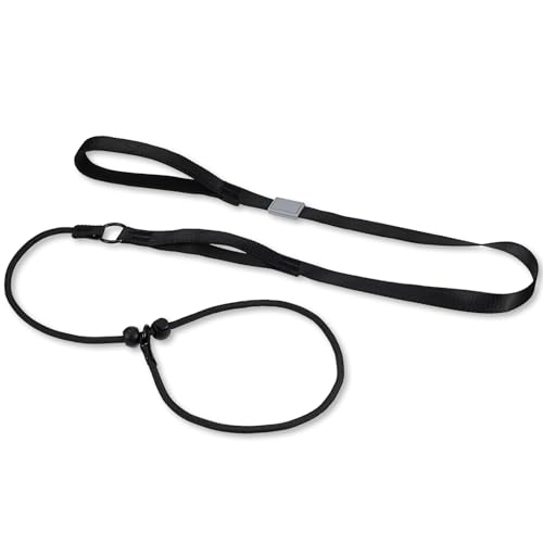 Yuanchu Hundeleine, 1,9 X 180cm Retrieverleine mit Integrierter Halsung Integriertem Zugstopp Hausleine für Hunde Aller Größen Robust und Wetterfest Trainingsleine Sicher Dauerhafte Schwarz Yuanchu Hundeleine, 1,9 X 180cm Retrieverleine mit Integrierter Halsung Integriertem Zugstopp Hausleine für Hunde Aller Größen Robust und Wetterfest Trainingsleine Sicher Dauerhafte Schwarz von Yuanchu
