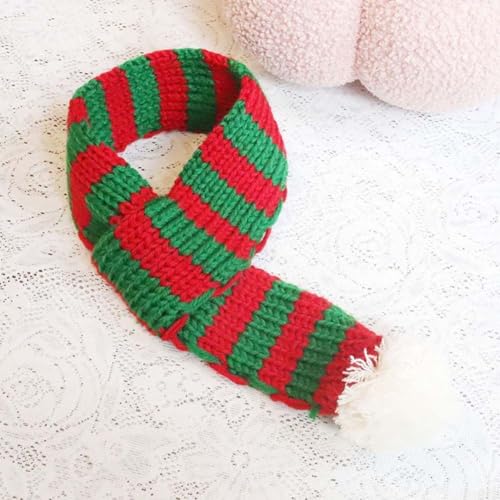 Length Pet Plus stimmbare Weihnachtsbommel, 3er-Pack, begleitet Katzen von Hunden, für Schals und Strickbälle, Urlaubsbommel, festlich, in Grün, Rot, Grau, 2 Stück von Yuanpgky