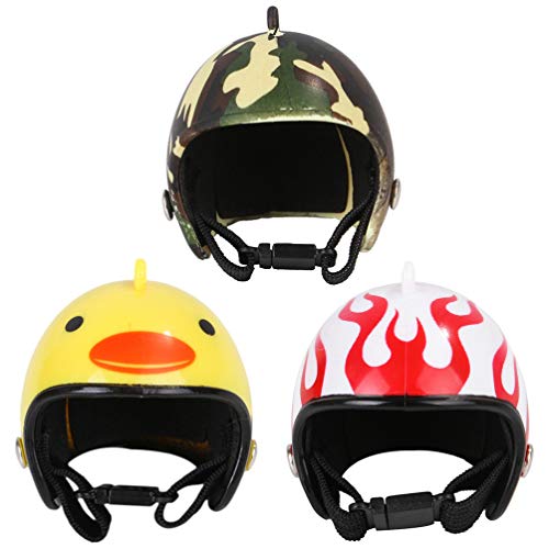 3 x Huhnhelm, Huhn- und Vogel-Kopfbedeckung, Spielzeug, Helmmütze, geeignet für Papageien, kleine Hühner, Enten und anderes Geflügel 3 x Huhnhelm, Huhn- und Vogel-Kopfbedeckung, Spielzeug, Helmmütze, geeignet für Papageien, kleine Hühner, Enten und anderes Geflügel von Yuanyifenglin