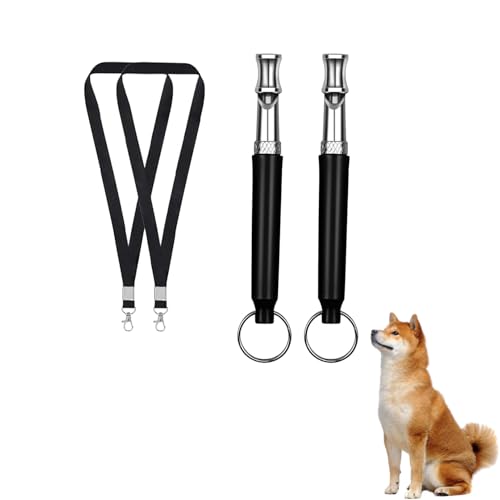 2-Stück Hundepfeife Rütter Rückruf,Lautlose Hundepfeife Hochfrequenz Lautlos,Erziehungshilfen für Hunde Pfeifen,Hundetraining Hundepfeifen,Hilfsmittel Pfeife Hund Rückruf,Ultraschall-Hundepfeife (2A) von YueJieSelected