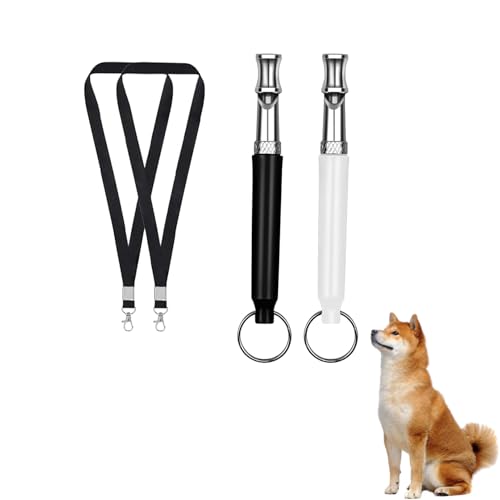 2-Stück Hundepfeife Rütter Rückruf,Lautlose Hundepfeife Hochfrequenz Lautlos,Erziehungshilfen für Hunde Pfeifen,Hundetraining Hundepfeifen,Hilfsmittel Pfeife Hund Rückruf,Ultraschall-Hundepfeife (3A) von YueJieSelected