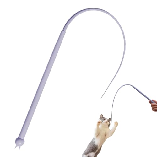Katzenangel,Interaktives Katzenspielzeug Selbstbeschäftigung,Silikon Katzen Spielzeug Kitten,Katzenspielzeug Set Cat Toy,Kitten Spielzeug für Katzen,Intelligenzspielzeug Katzenstab,Stabil Interactive von YueJieSelected