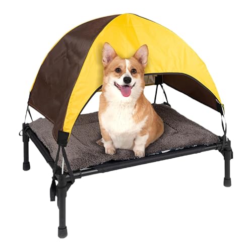 Faltbares erhöhtes Hundebett, 2-in-1, wasserdicht, erhöhtes Haustierbett mit atmungsaktivem Netzstoff, UV-Schutz, abnehmbares erhöhtes Haustierbett für kleine und mittelgroße Haustiere, 43 x 55 x 57 Faltbares erhöhtes Hundebett, 2-in-1, wasserdicht, erhöhtes Haustierbett mit atmungsaktivem Netzstoff, UV-Schutz, abnehmbares erhöhtes Haustierbett für kleine und mittelgroße Haustiere, 43 x 55 x 57 von Yuecjian
