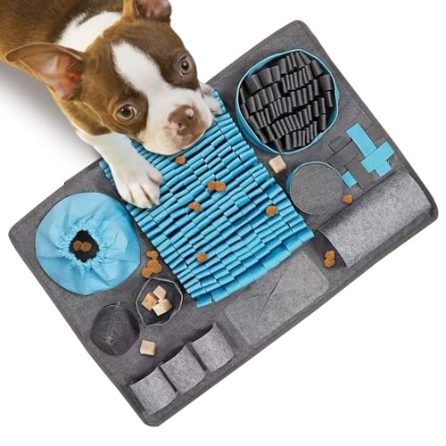 Yuecjian Futtersuchmatte Für Hunde | Denkspielzeug Welpen Schnüffelunterlage - Beschäftigungsmatte Zur Unterhaltung Bei Futtersuchspielen Für Haustiere Zuhause Drinnen Yuecjian Futtersuchmatte Für Hunde | Denkspielzeug Welpen Schnüffelunterlage - Beschäftigungsmatte Zur Unterhaltung Bei Futtersuchspielen Für Haustiere Zuhause Drinnen von Yuecjian