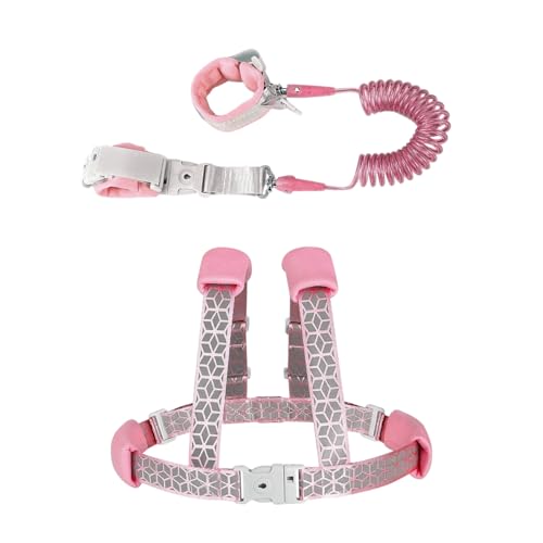 Yuecjian Kinder Geschirr Mit Leine | GEH Armschlaufe Band | Verstellbar Reflektierend Anti Verlust Handgelenk Verbindung Für Reisen Kinder Mädchen Outdoor Spazierengehen Yuecjian Kinder Geschirr Mit Leine | GEH Armschlaufe Band | Verstellbar Reflektierend Anti Verlust Handgelenk Verbindung Für Reisen Kinder Mädchen Outdoor Spazierengehen von Yuecjian