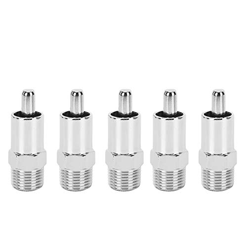 Yuecoom 5 Stück Automatische Schweintränke, Kupfer-Schweinetränke, Abnehmbar, Rund, Automatische Schweintränke, Trinkwerkzeug, Viehhaltungszubehör Für Sauen, Ferkel, Trinkwasser von Yuecoom