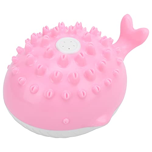 Yuecoom Water Spray Dog Toy,Dog Pool Toys Interactive Resistant Chew Molar Teeth Cleaning Swimming Floating Dog Toy Outdoor Beach Inte (Pink) von Yuecoom