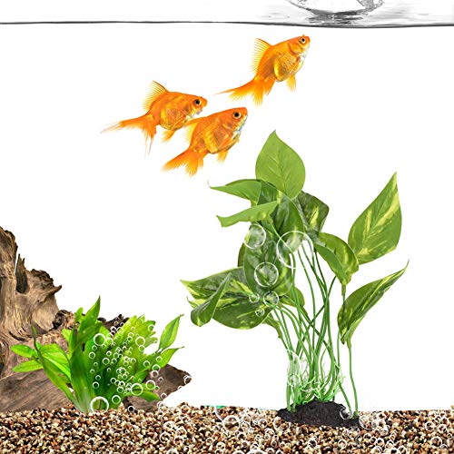 Yuehuam Aquarium-Dekoration für Aquarien, Kunstpflanzen, Wassergras, Kunststoff, Dekoration für Aquarien, Aquarium, Dekoration für Landschaft von Yuehuam
