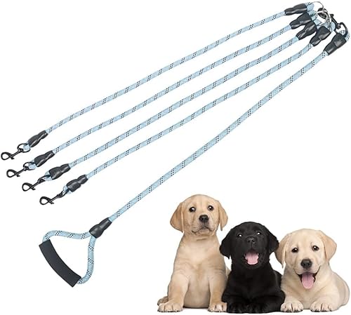 4 in 1 Hundeleinen, abnehmbare Nylon- Traktionsleine 1/2/ 3/4 Weg Anti- Pull Lange Leine Hundeleinen mit weichem gepolsterten Griff für EIN, Zwei, DREI, Vier Hunde Haustier Wandern Wandern 4 in 1 Hundeleinen, abnehmbare Nylon- Traktionsleine 1/2/ 3/4 Weg Anti- Pull Lange Leine Hundeleinen mit weichem gepolsterten Griff für EIN, Zwei, DREI, Vier Hunde Haustier Wandern Wandern von Yuehuamech