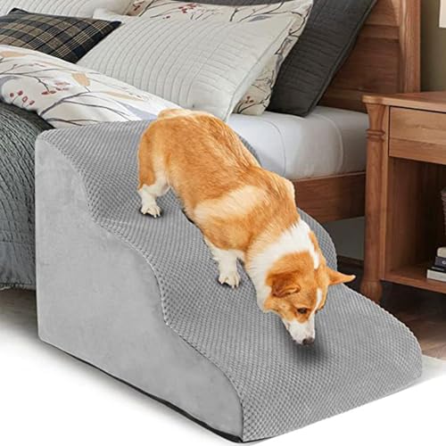 Hohe Dichte Schaumstoff Hund Treppe Schritte Rutschfeste extra breite tiefe Haustier Stufen Leiter Rampe tragbare Haustier Schritt Indoor für verletzte ältere Haustiere Hunde und Katzen 22x 15,7x 13,8 Hohe Dichte Schaumstoff Hund Treppe Schritte Rutschfeste extra breite tiefe Haustier Stufen Leiter Rampe tragbare Haustier Schritt Indoor für verletzte ältere Haustiere Hunde und Katzen 22x 15,7x 13,8 von Yuehuamech
