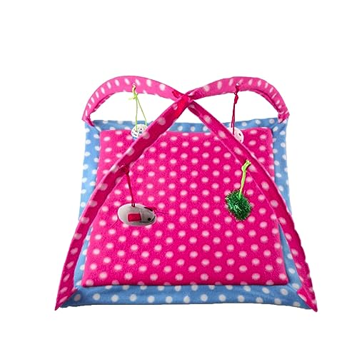 Katze Aktivität Spielmatte Kätzchen Spielbereich Aktivität Zentrum Zelt mit hängenden Ball Mäuse Spielzeug Haustier Katze Bett Hängematte für Kätzchen Übung Napping Spaß Spielzeug 44x44x34cm Katze Aktivität Spielmatte Kätzchen Spielbereich Aktivität Zentrum Zelt mit hängenden Ball Mäuse Spielzeug Haustier Katze Bett Hängematte für Kätzchen Übung Napping Spaß Spielzeug 44x44x34cm von Yuehuamech