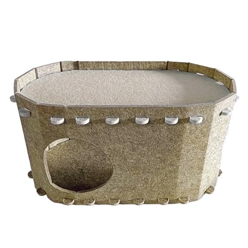 Katze-Höhle-Betten für Innenkatzen kratzfestes Katze-Versteck eingeschlossenes Haus Faltbarer Katze-Donut-Tunnel für mehrfache kleine Haustiere große Katzen bis zu 22 Pfund 11.8x13x22.8 Zoll Katze-Höhle-Betten für Innenkatzen kratzfestes Katze-Versteck eingeschlossenes Haus Faltbarer Katze-Donut-Tunnel für mehrfache kleine Haustiere große Katzen bis zu 22 Pfund 11.8x13x22.8 Zoll von Yuehuamech