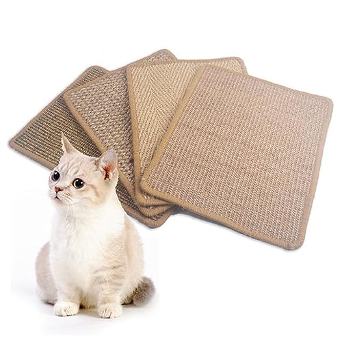 Katze-Kratzmatte 40x60cm natürliche Sisal-Katze-Kratzpfosten-Katzenboden-Kratzbrett-Katzenschleifen-Krallen-Pad für Innenkatzen-Möbel-Teppiche-Sofas-Schutz Katze-Kratzmatte 40x60cm natürliche Sisal-Katze-Kratzpfosten-Katzenboden-Kratzbrett-Katzenschleifen-Krallen-Pad für Innenkatzen-Möbel-Teppiche-Sofas-Schutz von Yuehuamech