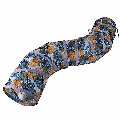 Katzentunnel zusammenklappbar Katzenspielzeug mit Spielball interaktive Crinkle Katzentunnel S- Way faltbar Haustier Katze Rohr Spielzeug für Katze Kitty Welpe Kaninchen üben Verstecken Ausbildung Katzentunnel zusammenklappbar Katzenspielzeug mit Spielball interaktive Crinkle Katzentunnel S- Way faltbar Haustier Katze Rohr Spielzeug für Katze Kitty Welpe Kaninchen üben Verstecken Ausbildung von Yuehuamech