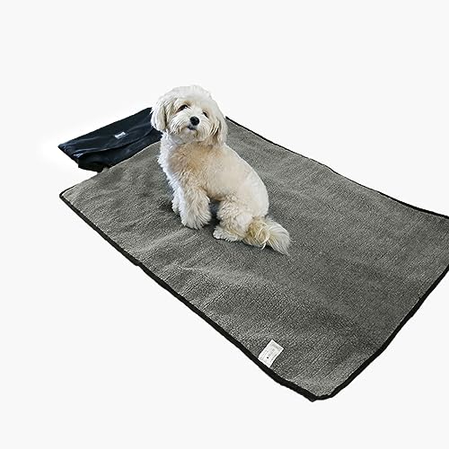 Outdoor Haustier Hund Matte Pad 100cm x 70cm Portable Wasserdicht Camping Outdoor Indoor Bett Matte Gepolstert Plüsch warme Welpenmatratzen Reise Fleece gefüttert Pad für kleine große Hunde Outdoor Haustier Hund Matte Pad 100cm x 70cm Portable Wasserdicht Camping Outdoor Indoor Bett Matte Gepolstert Plüsch warme Welpenmatratzen Reise Fleece gefüttert Pad für kleine große Hunde von Yuehuamech