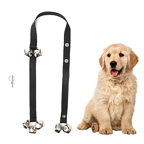 Yuehuamech Hundetürklingel Housetraining Doggy Töpfchen Training Türklingel mit Whistle Clicker Seil Lauter Hund Welpe Töpfchen Toilettenhaus Training Glocken für Alle Hunde von Yuehuamech