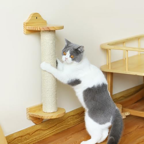 Yuehuamech Wand montierte Katze Kratzer Katze Kratzbaum Katze Möbel Klettern Regal natürlichen Sisal Kratzer Jute Kratzer Kiefer Hängematte für kleine mittlere Katzen 40cm/ 15. 7 Zoll Yuehuamech Wand montierte Katze Kratzer Katze Kratzbaum Katze Möbel Klettern Regal natürlichen Sisal Kratzer Jute Kratzer Kiefer Hängematte für kleine mittlere Katzen 40cm/ 15. 7 Zoll von Yuehuamech