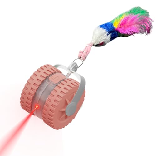 Yuemeuy Interaktiver Katzenball | Intelligenter Ball zur Kätzchenbereicherung,Interaktives Spielzeug Zur Geistigen Stimulation, Langeweile Vorbeugung Und Sinnesanregung von Yuemeuy
