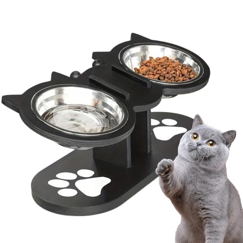 Yuemeuy Katzenfutterautomat Und Wasserspender | Verstellbares Hundenapf Set Auch Für Hunde,Für Kitten Welpen Senioren Täglicher Haushalt Innenbereich Außenbereich Reisen Yuemeuy Katzenfutterautomat Und Wasserspender | Verstellbares Hundenapf Set Auch Für Hunde,Für Kitten Welpen Senioren Täglicher Haushalt Innenbereich Außenbereich Reisen von Yuemeuy
