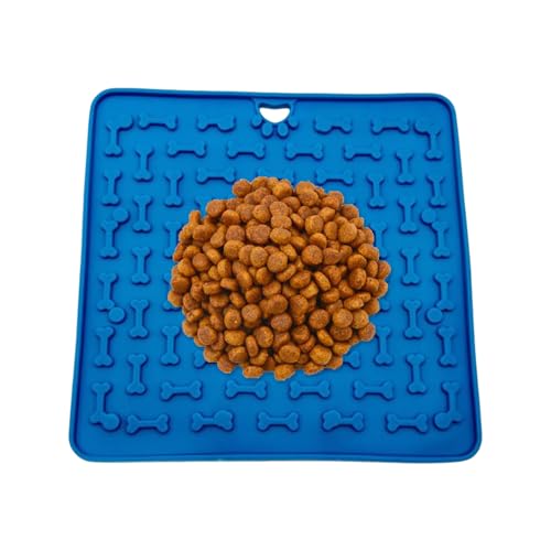 Yuemeuy Leckmatten Für Hunde - Silicone Fütterungsmatten Für Haustiere - Futterpad Einfach zu Reinigen 19x19cm für Beschäftigung Training Fütterung Bereicherung Yuemeuy Leckmatten Für Hunde - Silicone Fütterungsmatten Für Haustiere - Futterpad Einfach zu Reinigen 19x19cm für Beschäftigung Training Fütterung Bereicherung von Yuemeuy