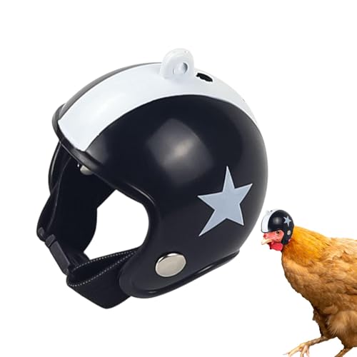 Hühnerhut, Hüte für Hühner - Lustiger Hühnermütze mit Riemen,Sicherheitsübergreifung, Kinderkopfbedeckung, Tiervogelkostüme für Innen- und Außengebrauch von Yugugomo