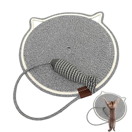 Kratzpads für Hauskatzen, Katzenkratzpad - Katzenspielzeug Möbelschutz Kratzteppich Katzenspielzeug | Robuste Kratzpads, Katzenkratzer aus Baumwollseil für Hauskatzen Kratzpads für Hauskatzen, Katzenkratzpad - Katzenspielzeug Möbelschutz Kratzteppich Katzenspielzeug | Robuste Kratzpads, Katzenkratzer aus Baumwollseil für Hauskatzen von Yugugomo