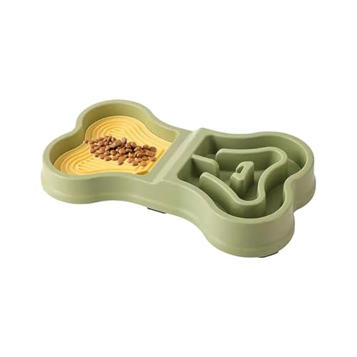 Langsame Feeder -Hundeschalen, Hundepuzzle -Feeder - Langsamer Essen Anti-Schlupf-Pet-Bowl - Tragbare sichere Feeder für Haustierhunde Welpe Home Reisen im Innenbereich im Freien von Yugugomo