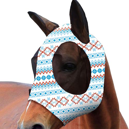 Pferdefliegenschutz | Sanft Elastischer Fliegenschutz,Weiches UV Schutz Atmungsaktives Gesichtsschutz für Komfort Klare Sicht Beim Training Reiten Outdoor Pferdefliegenschutz | Sanft Elastischer Fliegenschutz,Weiches UV Schutz Atmungsaktives Gesichtsschutz für Komfort Klare Sicht Beim Training Reiten Outdoor von Yugugomo