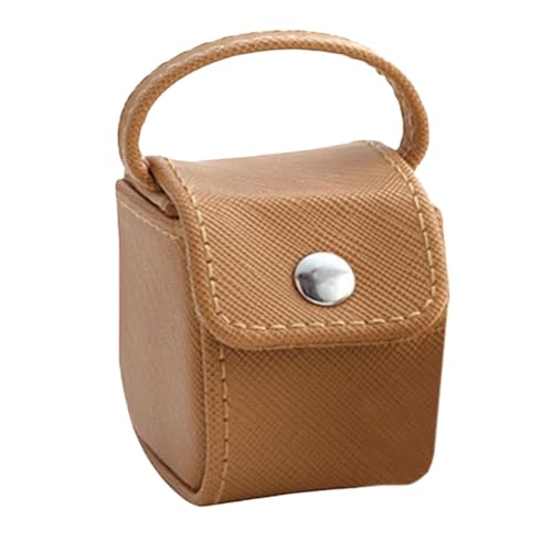 Puurn -Tasche, kleine Urnenspeicherbeutel - Tragbare Andenkens -Urnen -Reisebeutel mit Schnappverschluss - Reisebeutel Kompakter Organizer, PU Leder Kosmetische Münzkiste für Golfbälle, Haustierasche von Yugugomo